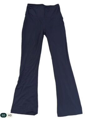 Quince Navy Flare Leggings